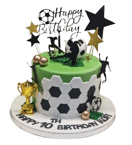 Football Themed Icing Cake CB-NC671