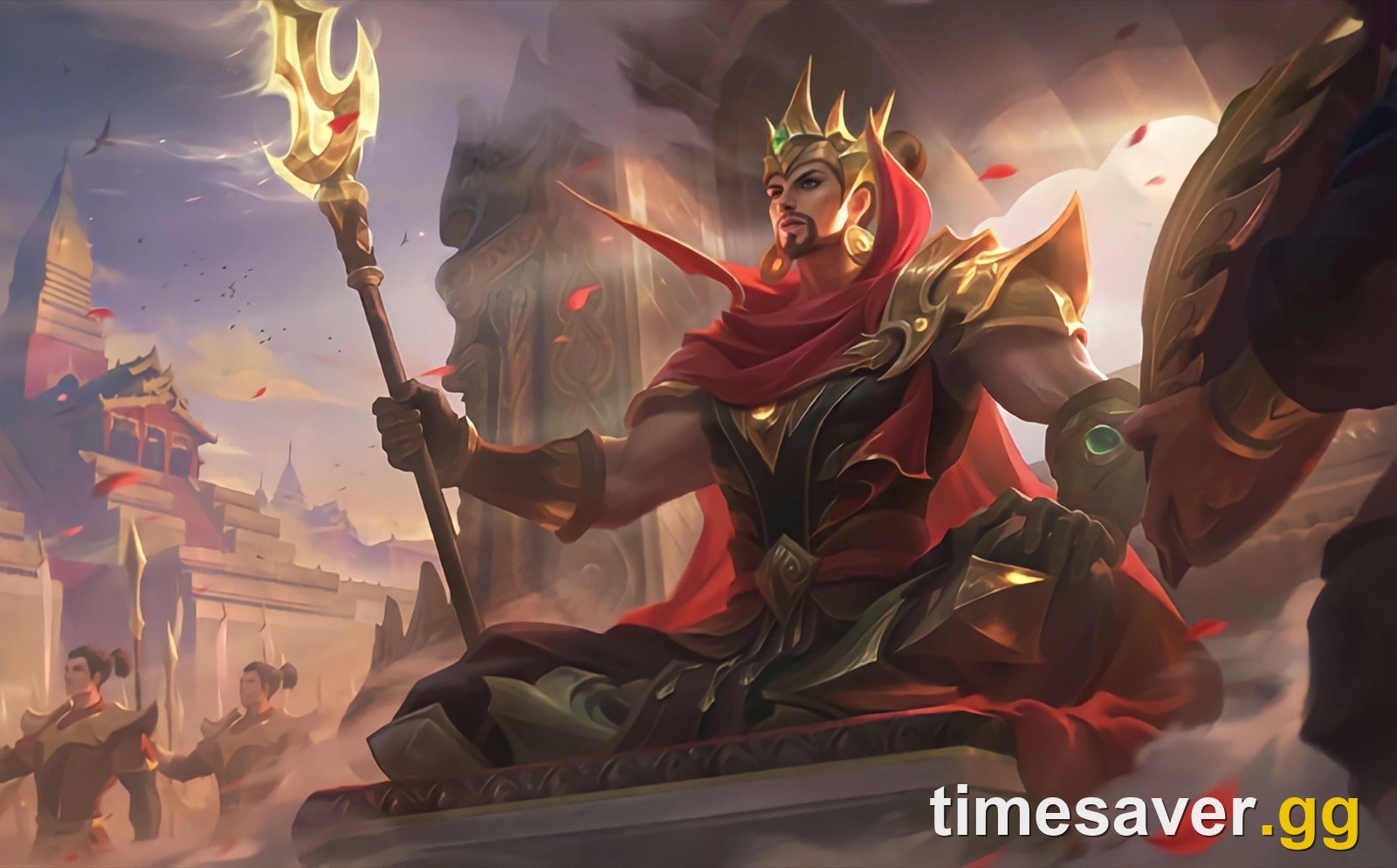 Minsitthar, Courageous Warrior, official splash art, a hard counter to Freya in Mobile Legends