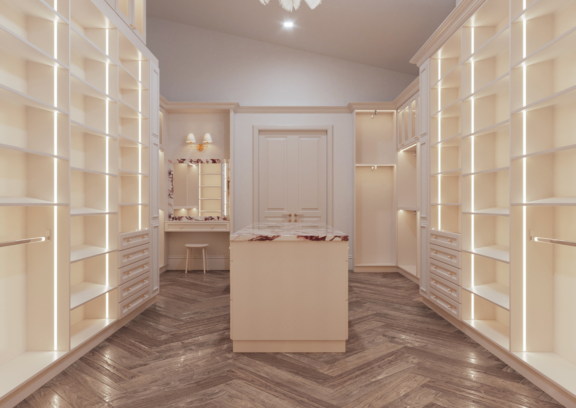 Primary Closet Vanity