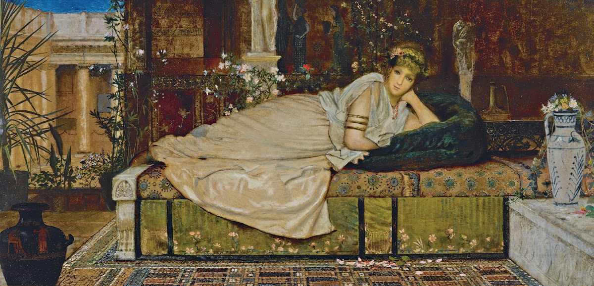 A Lady in a Classical Interior 1874