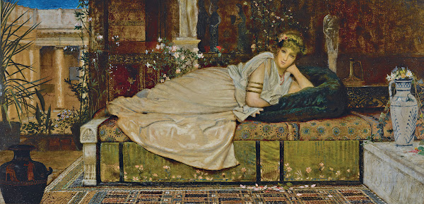 A Lady in a Classical Interior 1874