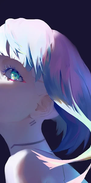 Lucy From Cyberpunk Edgerunners 8K Wallpaper Background