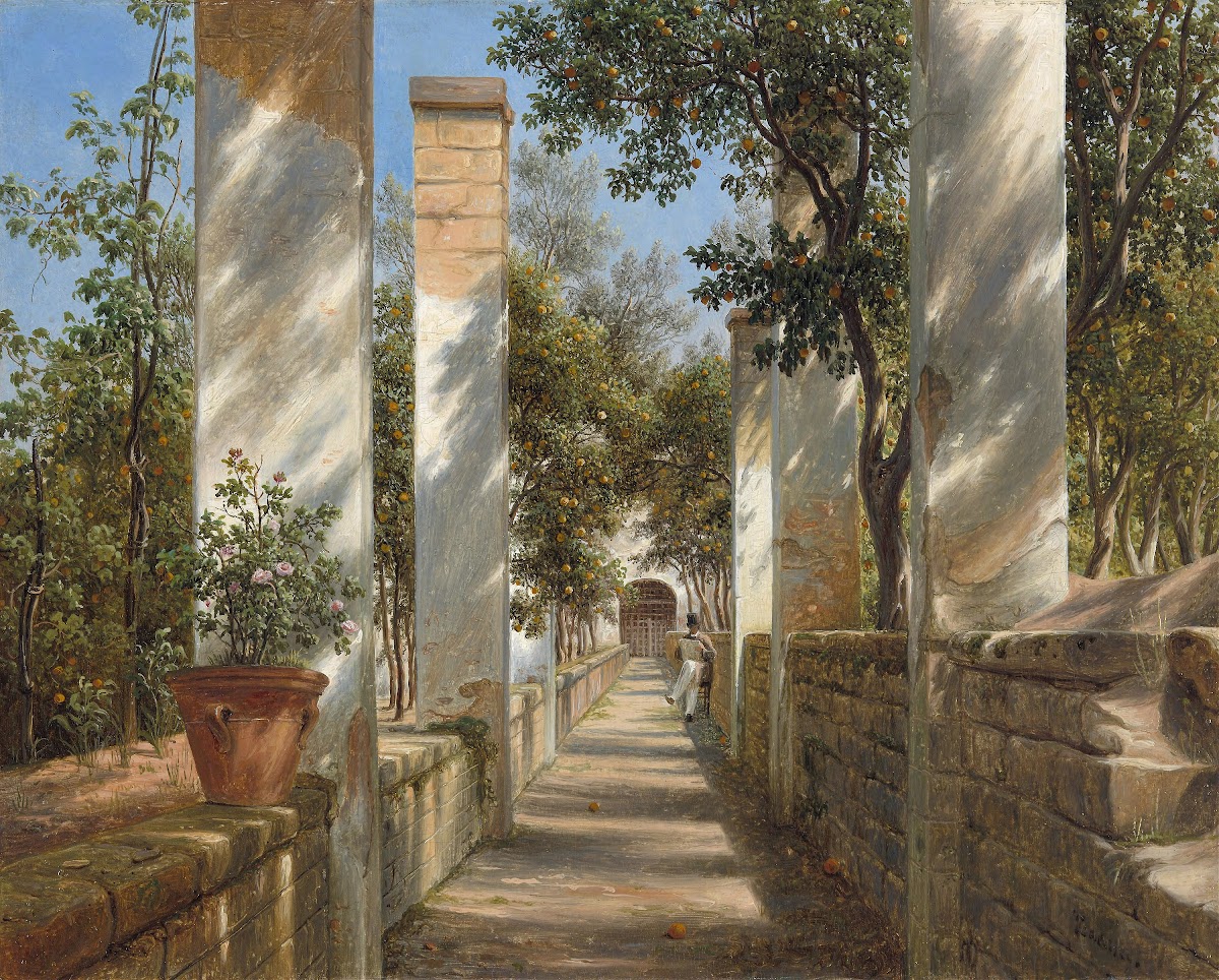 Pergola with Oranges c 1834