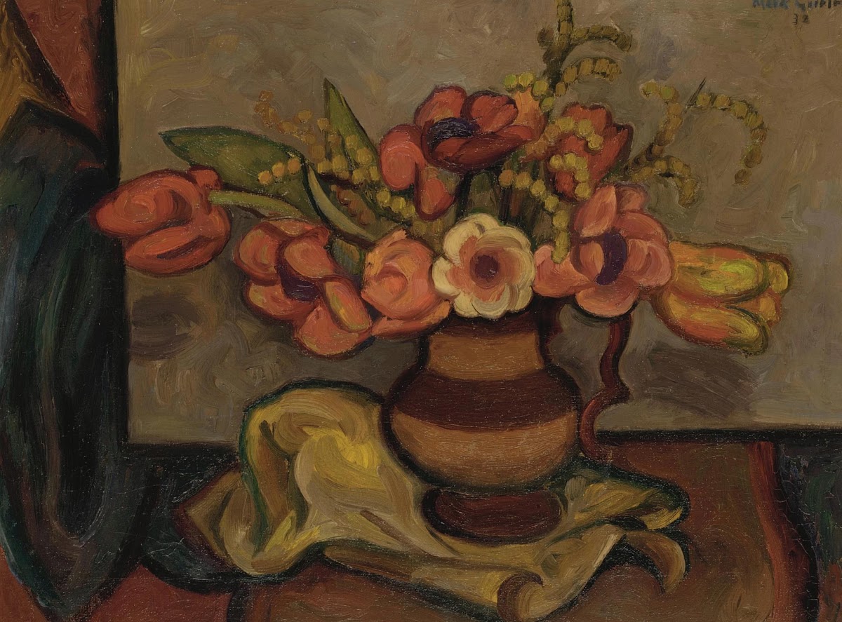 Tulips and mimosa 1932