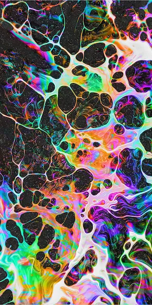 Psychedelic Art, Art, Colorfulness, Nature, Symmetry 2K iPhone Wallpaper Background