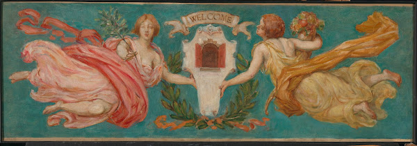 Study for Mural at Hotel Manhattan Peace and Plenty ca 1901