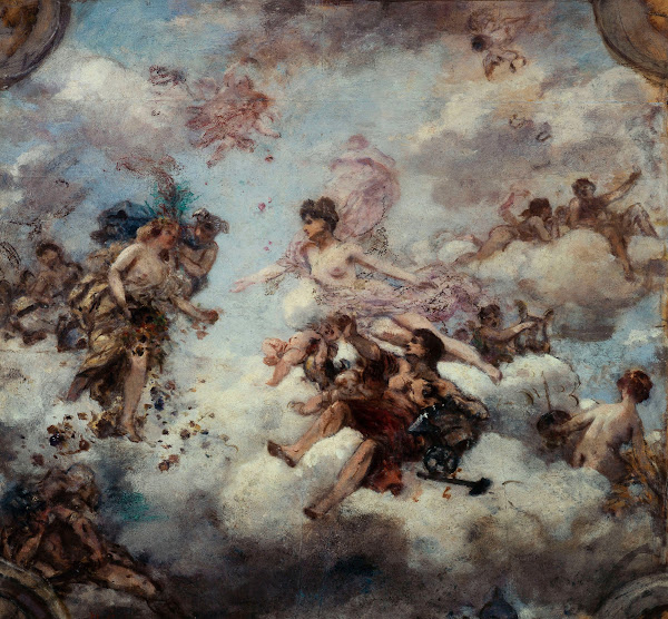 La France accueillant lAbondance projet de plafond pour le palais de lÉlysée 190