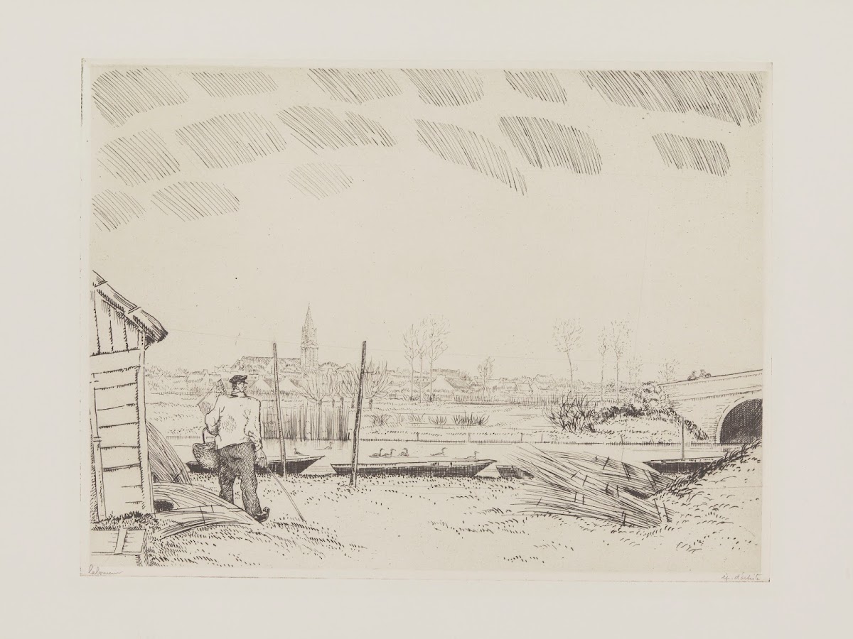 Le pont de Fédrun 1932