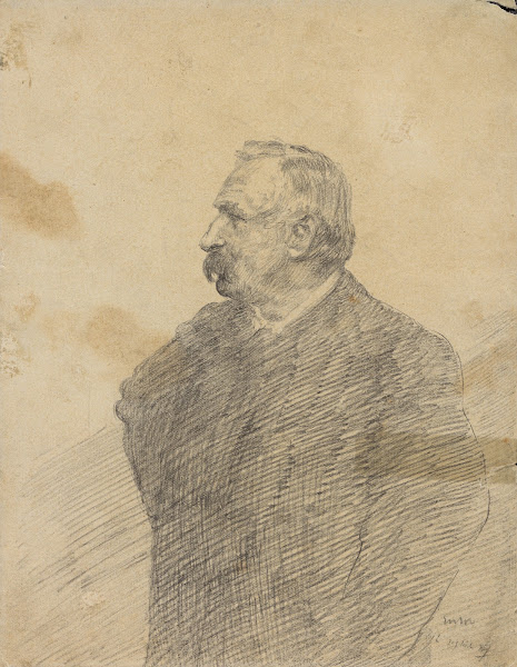 Portret van Ernest Rousseau 1887