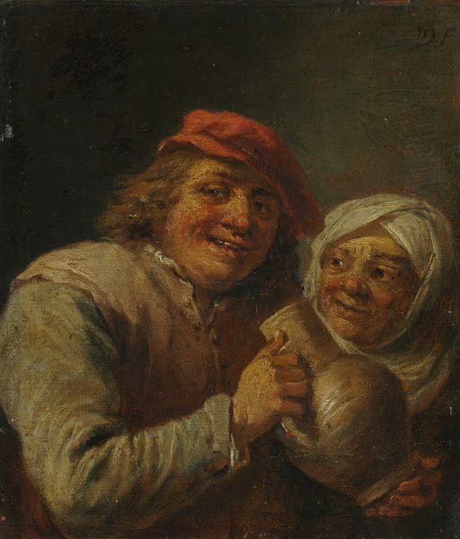 Old Man and Woman 1700s
