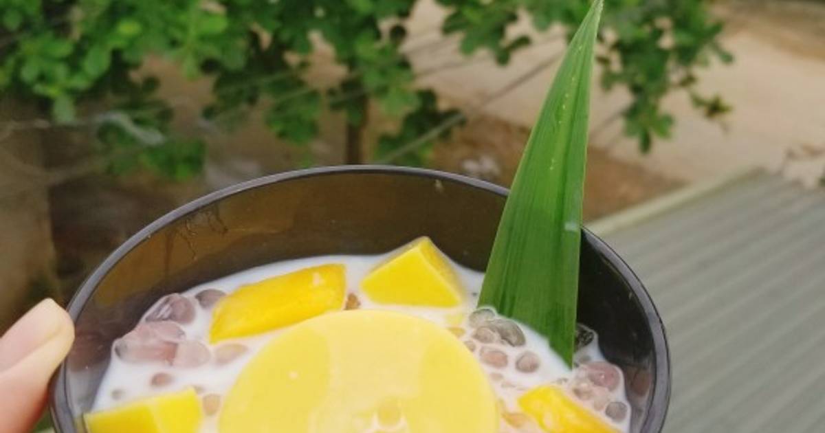 Chè xoài pudding