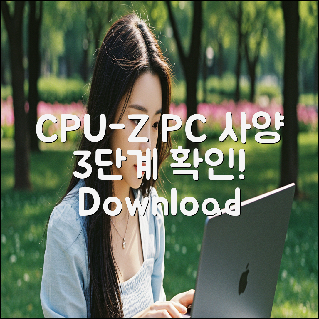 CPU-Z 다운로드: PC 사양 확인 3단계