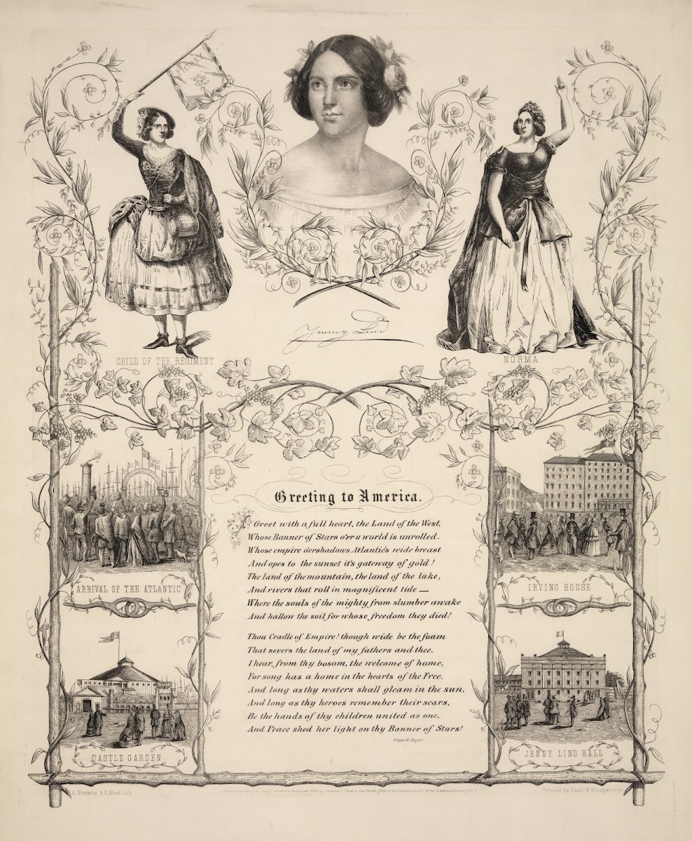 Greeting To America 19th Century