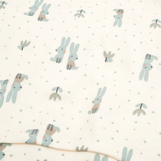 Children's pajamas Twins Mimi Mornings interlock (long sleeves, pants) 86s Rabbits