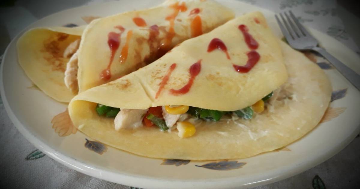 Crepe phiên bản mặn