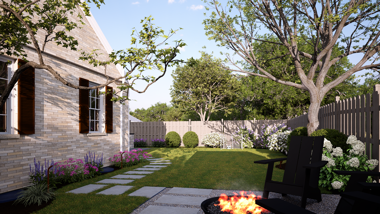 Custom patio design Winnetka
