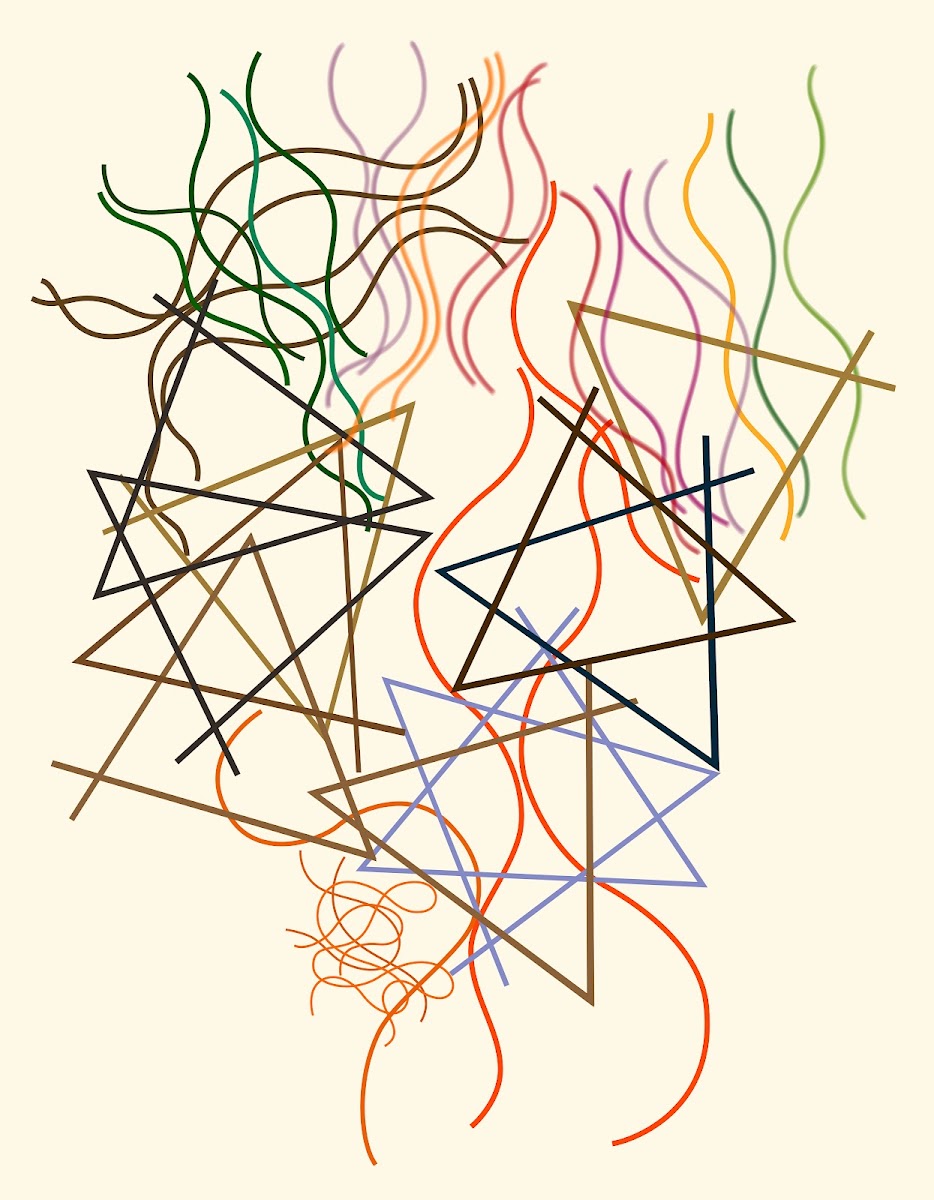 Linien geometrisch und gewellt 2014