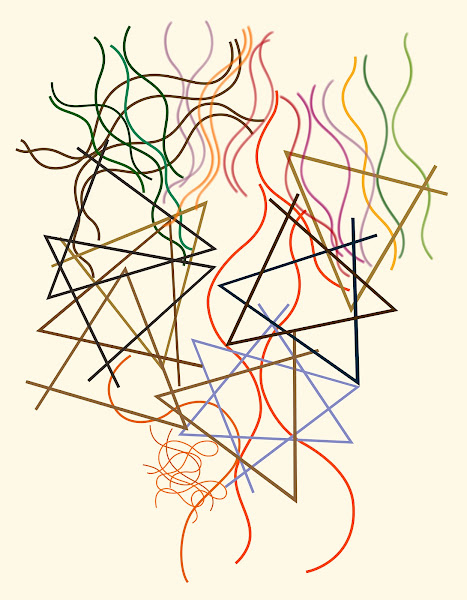 Linien geometrisch und gewellt 2014