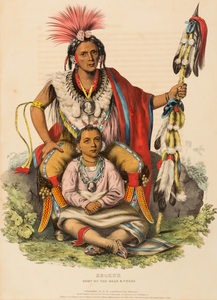 Keokuk Chief Of The Sacs And Foxes 1838