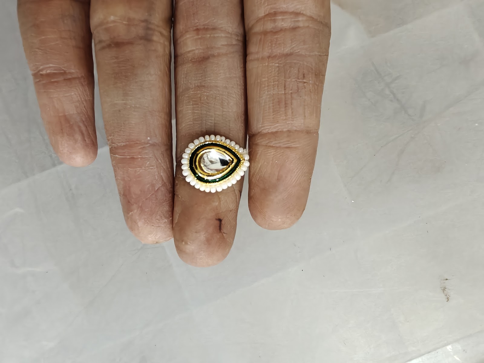 B51-Green Meena Drop (Pack Of 3)