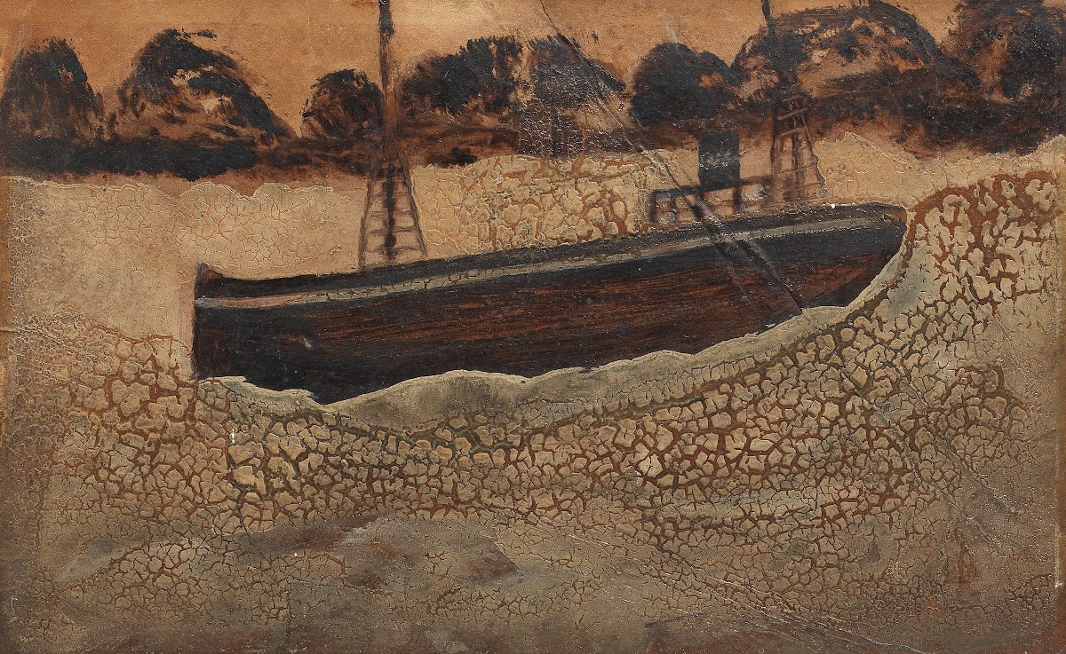 Trawler at sea