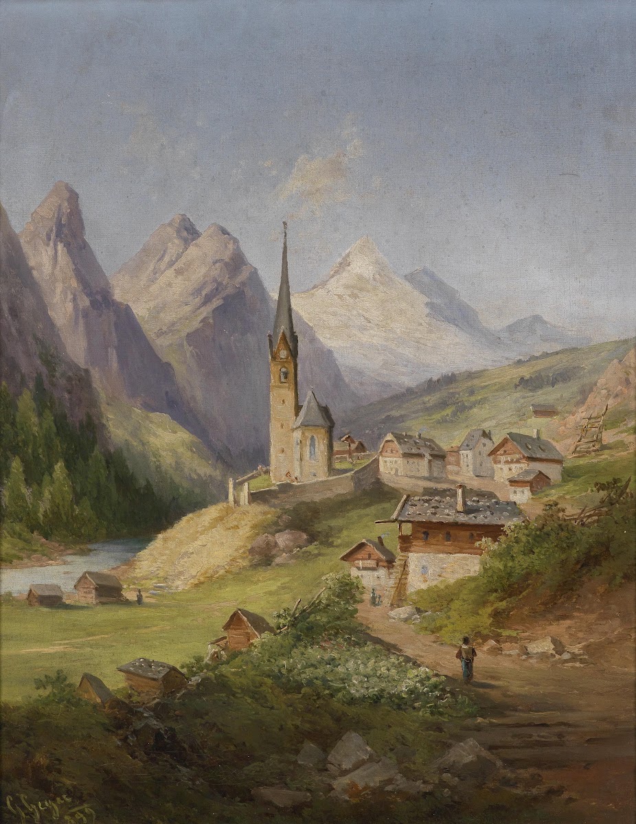 Blick auf Heiligenblut 1889