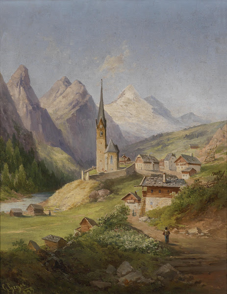 Blick auf Heiligenblut 1889