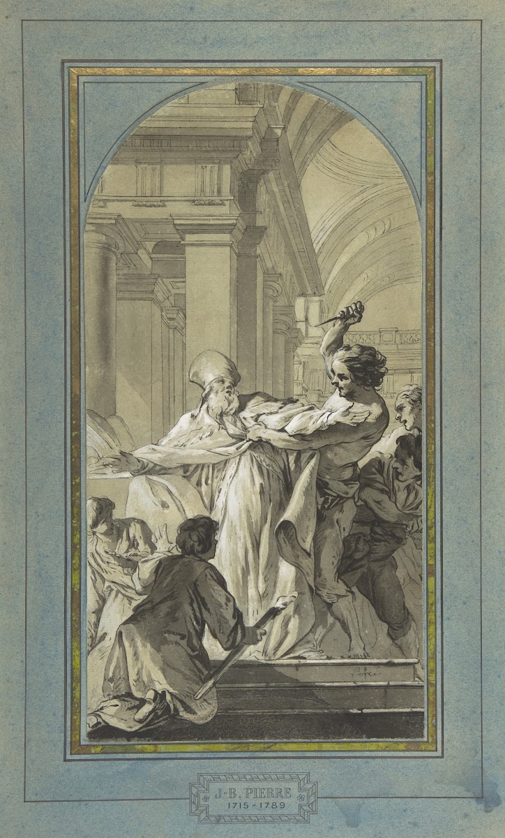 The Martyrdom of St Thomas Becket Archbishop of Canterbury ca 1748