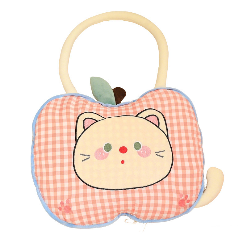 Apple cuddly pillow with blanket, 2-in-1