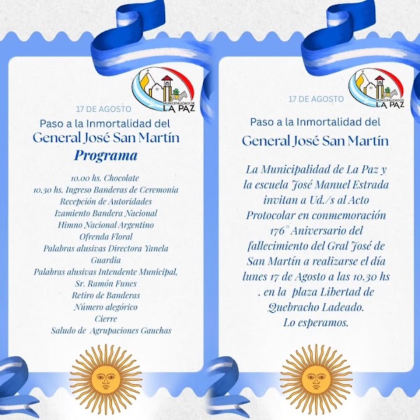 Homenaje al General José de San Martín