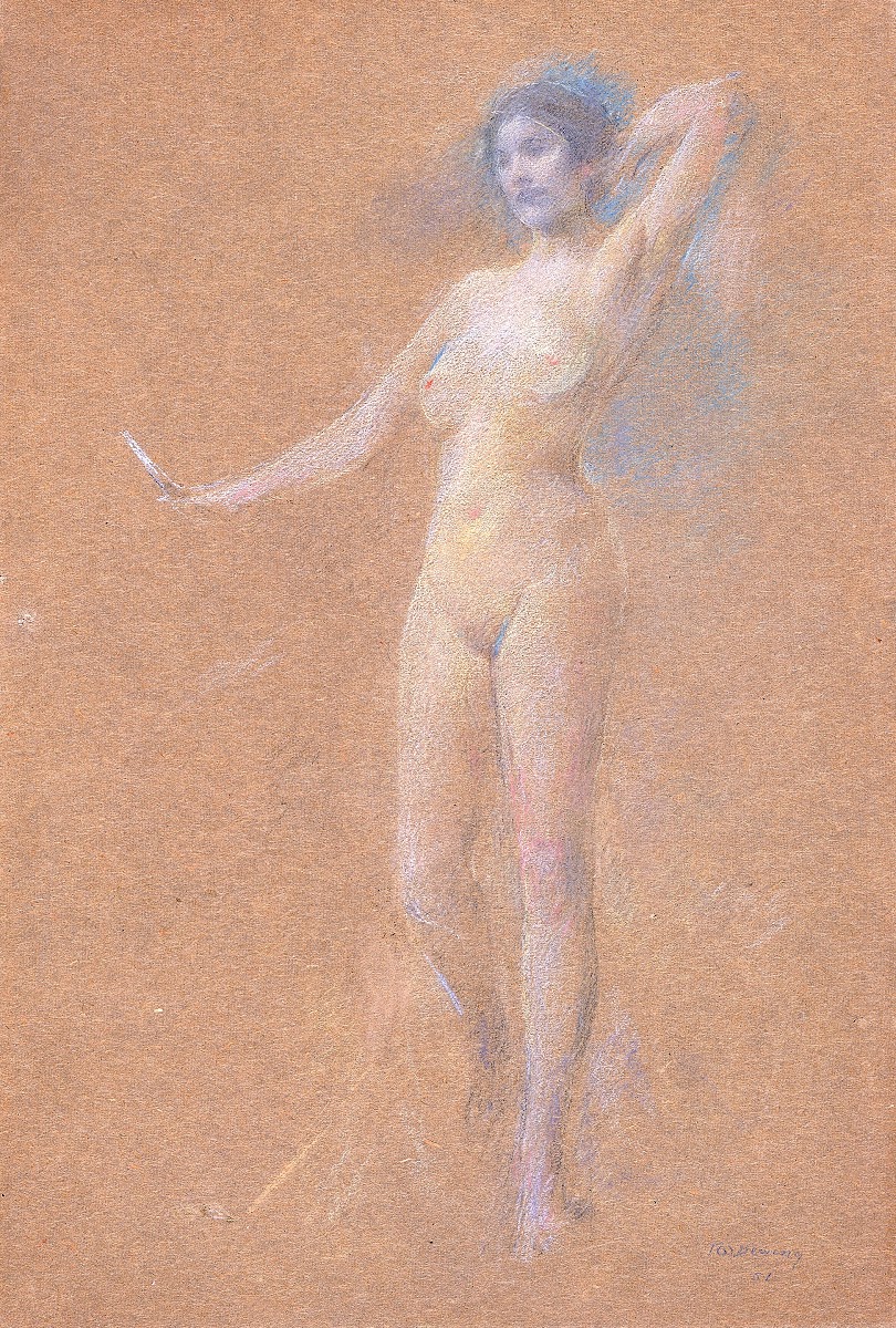 Standing Nude Figure of a Girl