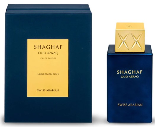 SHAGHAF OUD AZRAQ UNISEX 75ML EDP SWISS ARABIAN