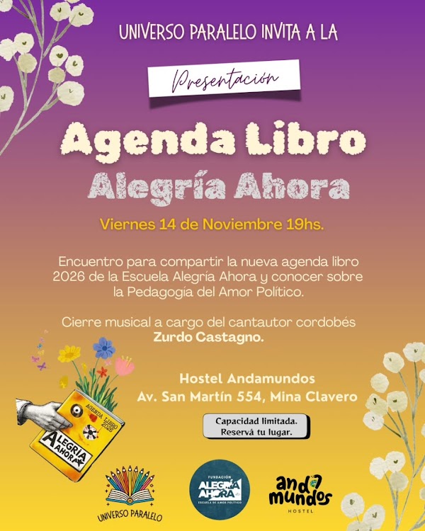 ✨ Presentación Agenda Libro 2026 Escuela Alegría Ahora