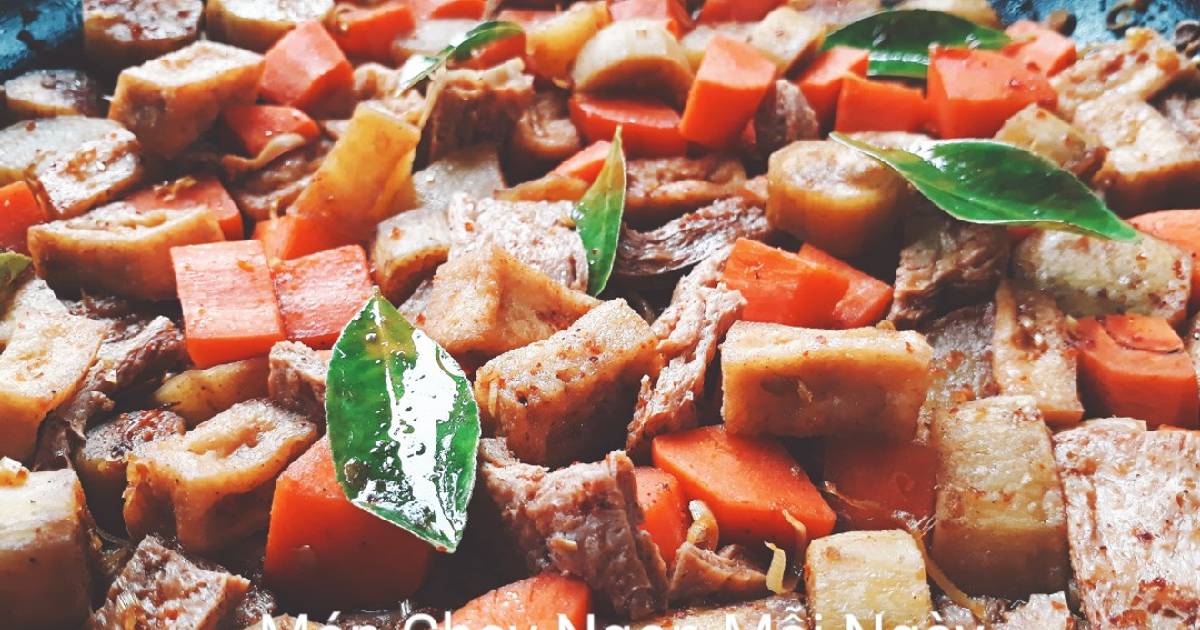 Khoai tây hầm thập cẩm chay