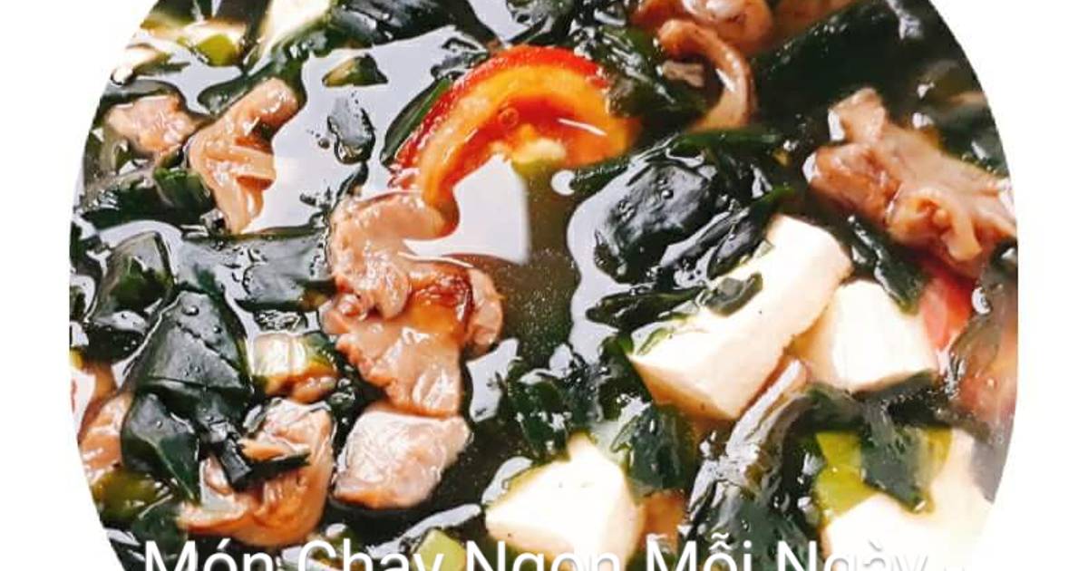 Canh rong biển hàn quốc chay