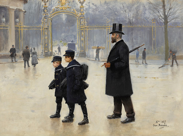 Le Parc Monceau 1887