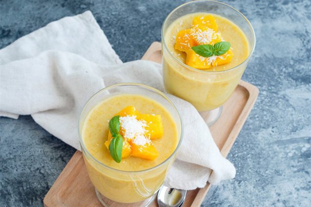 Pudding Xoài Dừa
