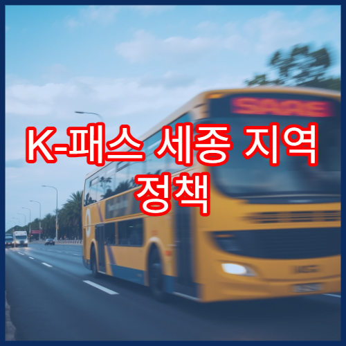 K-패스 세종 지역 정책 변경 시 주의할 점