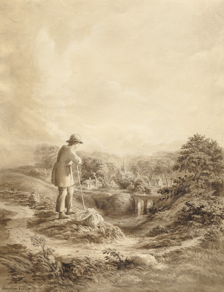 Landscape with Figure in Foreground c 1840
