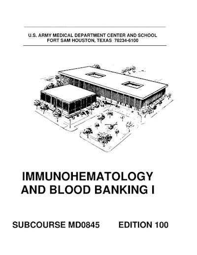 immunohematology and blood banking i