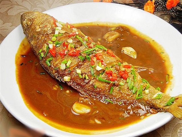 Cá Chiên Sốt Tương Đậu