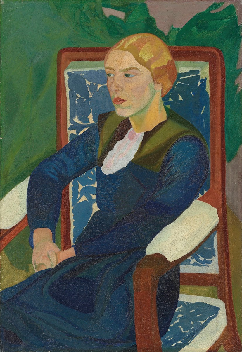 Portrait of Varvara Klimovich Toper d 1914