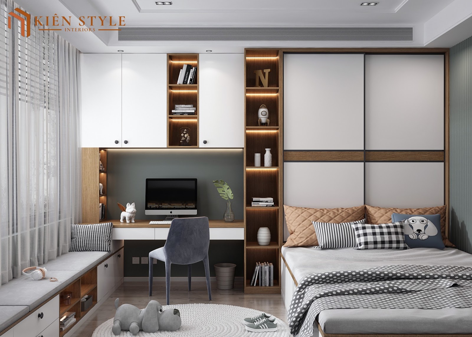 Mẫu phòng ngủ hiện đại mới nhất 2024