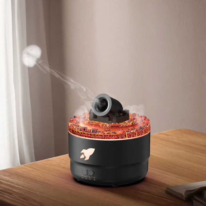 Vulkan-Aroma-Diffuser mit Nebeleffekt