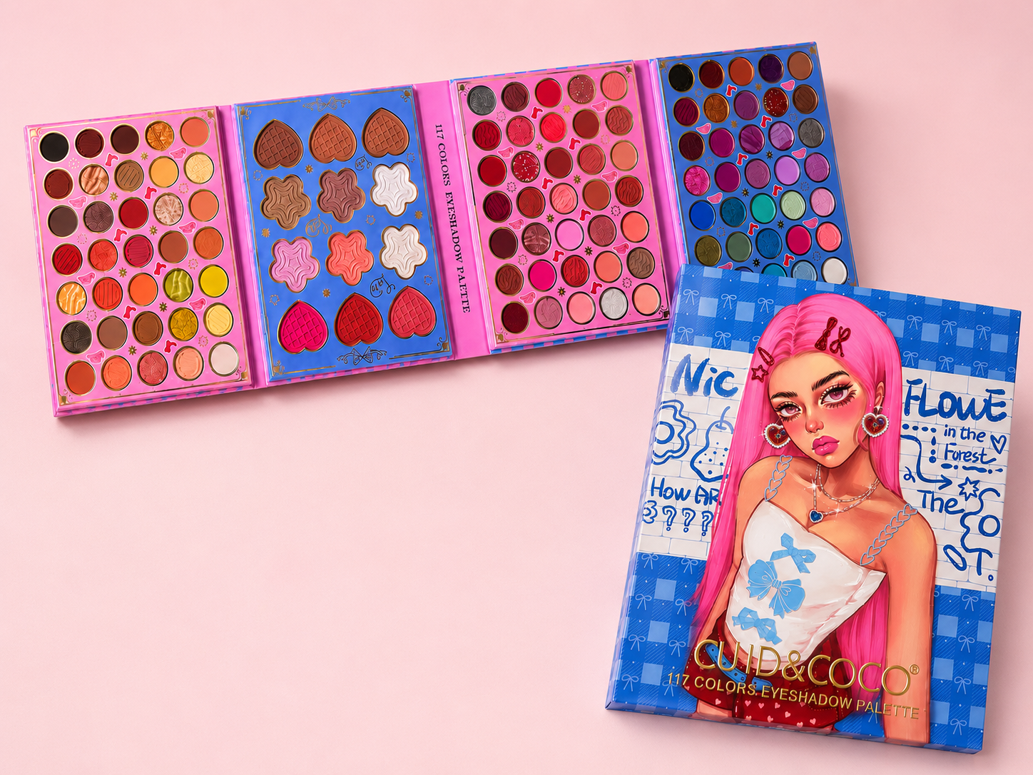 CUID&COCO – Paleta de Sombras de Ojos 117 Colores
