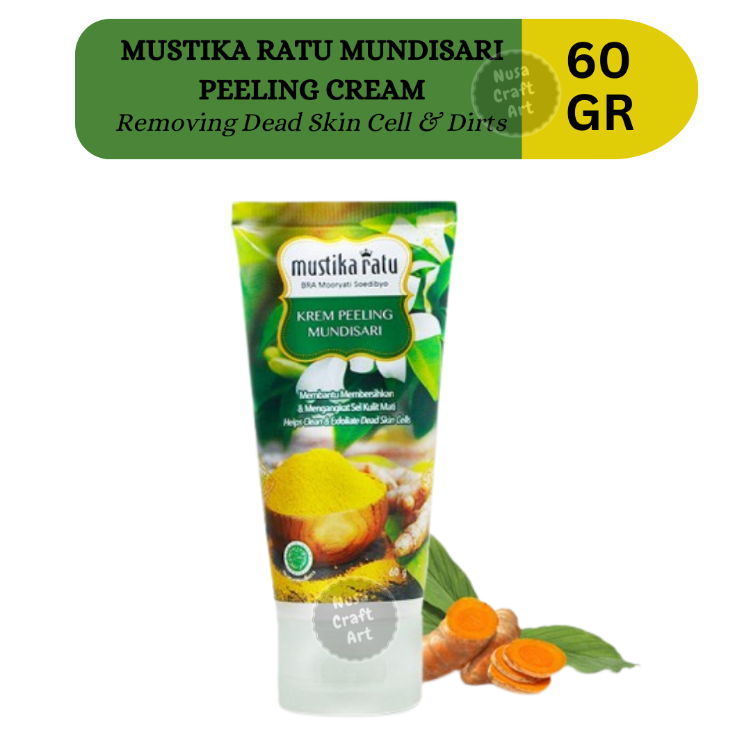 Mustika Ratu Mundisari Murrayae Peeling Cream For Removing Dead Skin Cell 60gr