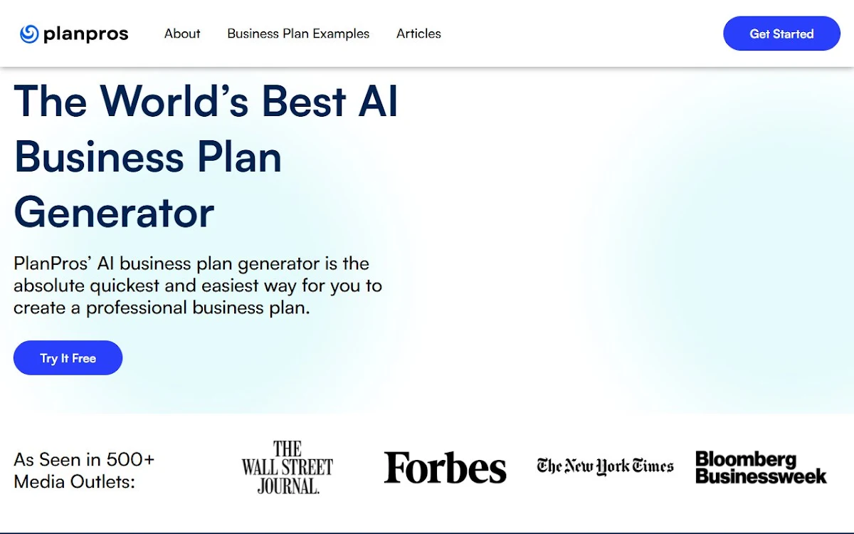 Captura de Plan Pros AI