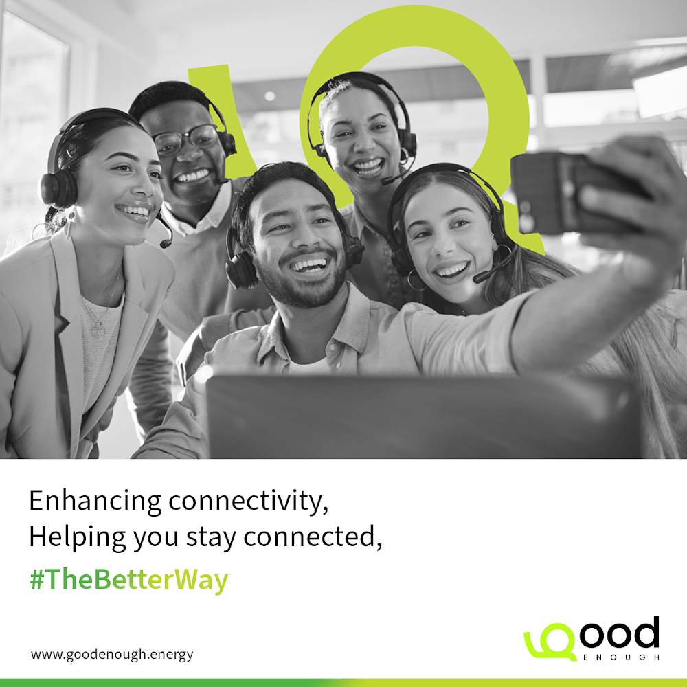 GoodEnough Energy awareness creative for telecom