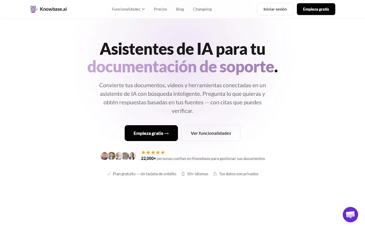 Captura de Knowbase