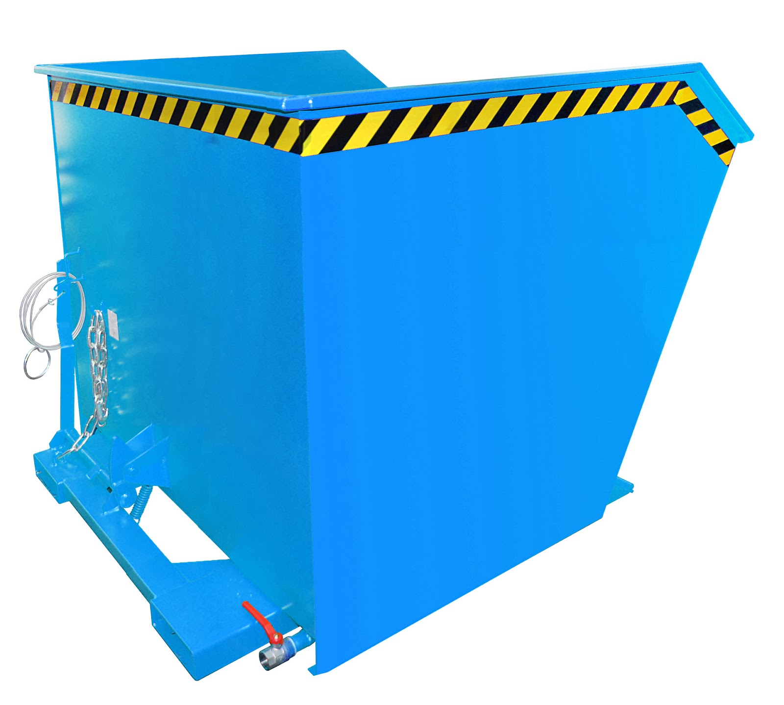 Spaander-kiepcontainer SGU 200, gelakt, Lichtblauw